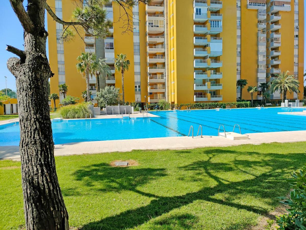 Global Properties, Practico Apartamento Con Piscina En Residencial Brezo Canet Canet d'En Berenguer Exterior foto